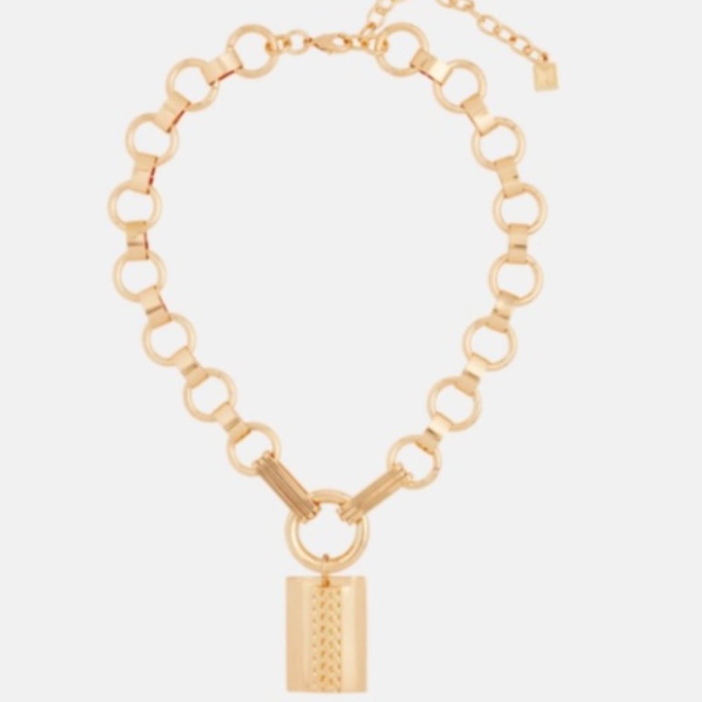 DANNIJO Elisa necklace lock statement Box of Style